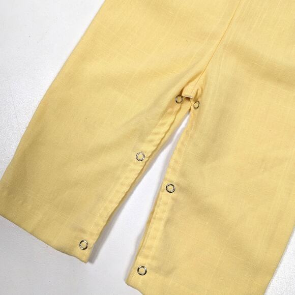 Vintage New Goodies Outfit Boys Size 24m Yellow Vest Suit Plaid - Picture 3 of 7